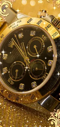 golden watch Live Wallpaper