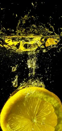 Water Abstract Citrus Live Wallpaper