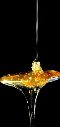Water Amber Fluid Live Wallpaper
