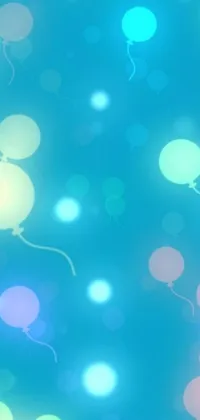 Looking for a lively and playful live wallpaper for your phone? Check out the Balloon Live Wallpaper! Digital art inspired by trending patterns and gradient wallpaper themes, this stunning wallpaper features colorful balloons floating in the air against a blue backlight