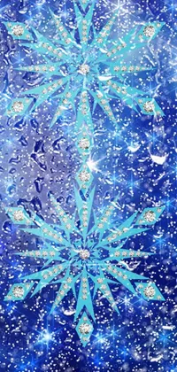 Water Art Blue Live Wallpaper