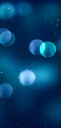 Get lost in the delightful beauty of bubbles with this live wallpaper for your phone