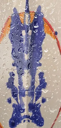 Water Art Blue Live Wallpaper