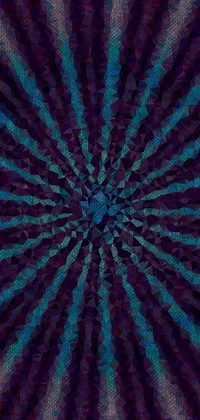 This phone live wallpaper features a computer-generated starburst, inspired by fractal patterns