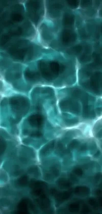This live wallpaper showcases a stunning close-up of water in a pool, captured through a microscopic lens