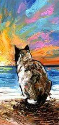 Water Art Paint Felidae Live Wallpaper