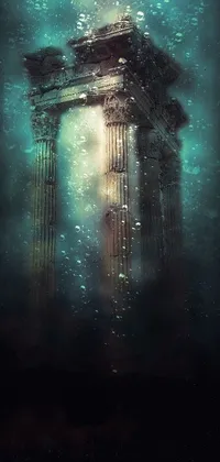 This enchanting live phone wallpaper showcases a majestic clock tower set amidst a calm body of water