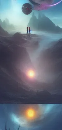 Water Atmosphere Mountain Live Wallpaper