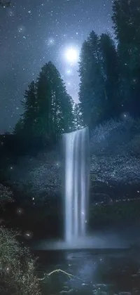 Experience the tranquil beauty of nature with this phone live wallpaper