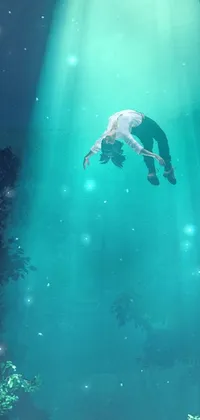 Transform your phone into an underwater paradise with this awe-inspiring live wallpaper