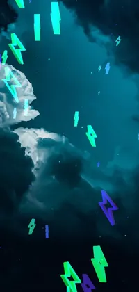 Water Azure Underwater Live Wallpaper