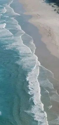 This live phone wallpaper showcases the breathtaking emerald coast of South Africa