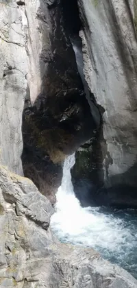 Water Bedrock Waterfall Live Wallpaper