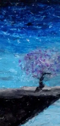 Water Blue Art Paint Live Wallpaper