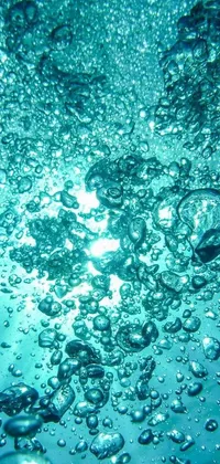 Upgrade your phone's look with this mesmerizing Bubble Water Live Wallpaper