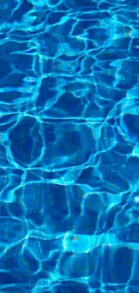 This phone live wallpaper showcases a gorgeous, close-up pool scene with a yellow frisbee as the focus