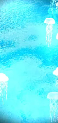 Water Blue Light Live Wallpaper