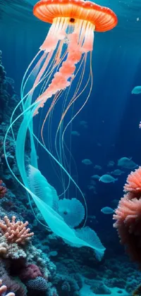 Water Blue Marine Invertebrates Live Wallpaper