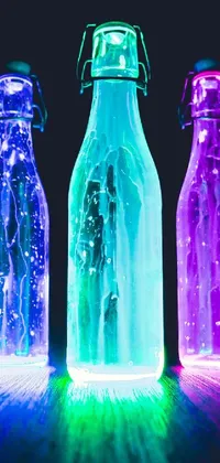 neon bottles Live Wallpaper