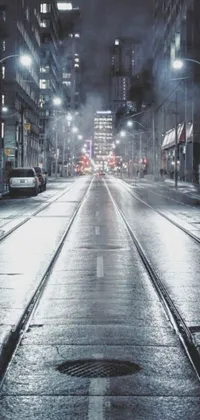 Get lost in the hyperrealistic cityscape with this mesmerizing phone live wallpaper