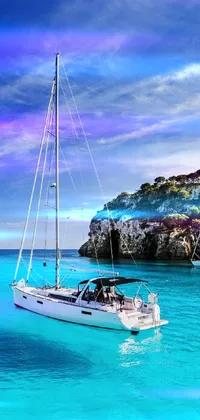 Water Cloud Boat Live Wallpaper