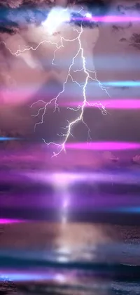Water Cloud Lightning Live Wallpaper