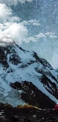 Water Cloud Mountain Live Wallpaper