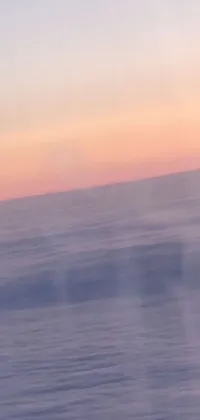 Flying Over the Sunset Ocean Live Wallpaper