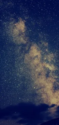 Transform your phone screen into a stunning night sky filled with endless stars with this live wallpaper
