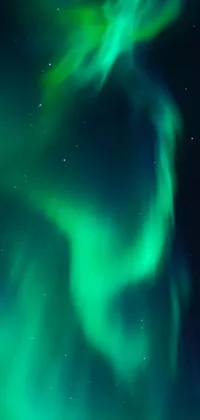 Bring the natural beauty of the aurora borealis to your phone with this stunning live wallpaper
