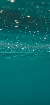 This phone live wallpaper showcases a mesmerizing image of a surfer riding a giant wave on his surfboard