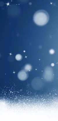 Get into the Christmas spirit with this stunning live wallpaper! Featuring a glittering Christmas tree atop a snowy landscape with twinkling stars, this wallpaper sets the perfect mood for the holiday season