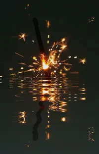 Water Fireworks Liquid Live Wallpaper