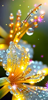 Water Flower Liquid Live Wallpaper