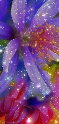 Transform your phone into a magical vortex of wonder with this stunning live wallpaper