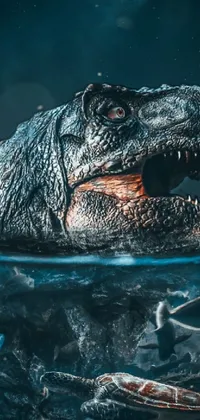 Water Fluid Crocodile Live Wallpaper