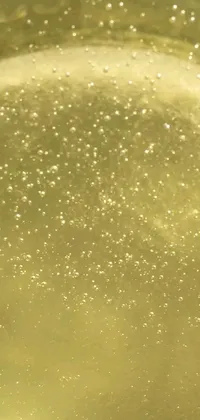This phone live wallpaper depicts a pot filled with a bubbly liquid on a stove