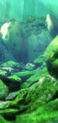 Water Green Underwater Live Wallpaper
