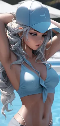 Water Hairstyle Arm Live Wallpaper