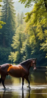 Water Horse Plant Live Wallpaper