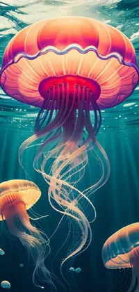 Water Jellyfish Vertebrate Live Wallpaper