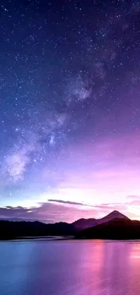 Experience the surreal beauty of nature in your phone with this live wallpaper