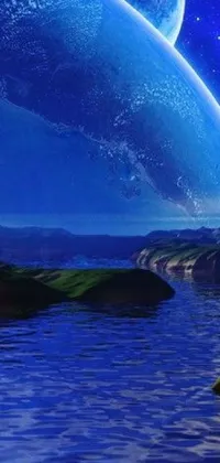 Water Lake Sky Live Wallpaper