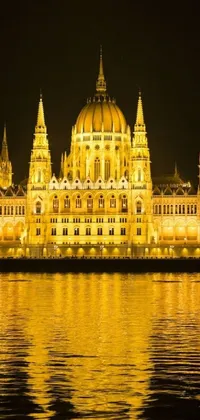 Discover the beauty of Hungary with this live wallpaper featuring the magnificent Parliament Building