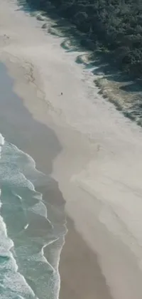 This breathtaking live wallpaper showcases a stunning Australian beach at sunset featuring a large body of water, sandy beach, and warm colors