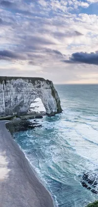 Here&#39;s a web description for the live wallpaper of a view of the ocean from a cliff: Enjoy the breathtaking beauty of the ocean with this stunning live wallpaper