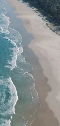 Enjoy the beautiful ocean on your phone screen with this live wallpaper