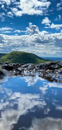 Water Landscape Mountain Live Wallpaper