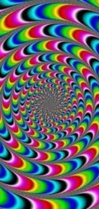 Hypnotic Spiral: Multicolor Live Wallpaper - free download