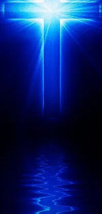 Water Light Blue Live Wallpaper